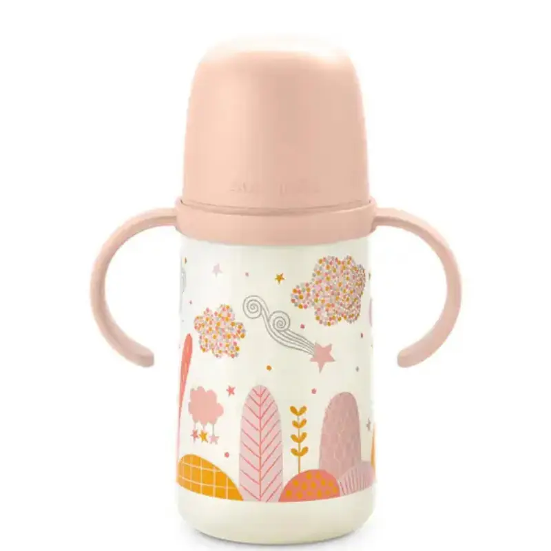 xx Suavinex Biberon "Dreams" Anti-fuites 6m+ avec Poignées 270ml - Rose