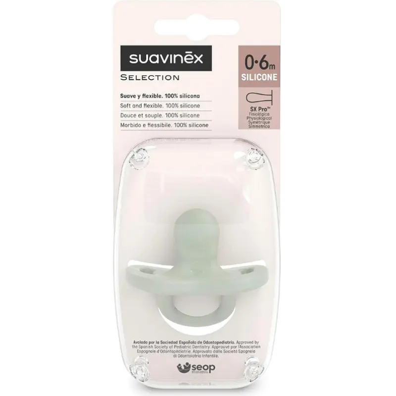 xx Suavinex Sucette Silicone réversible Mint