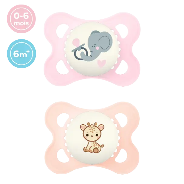 xx Sucette Physiologique HAPPY DREAM 0-6 mois Boîte de 2