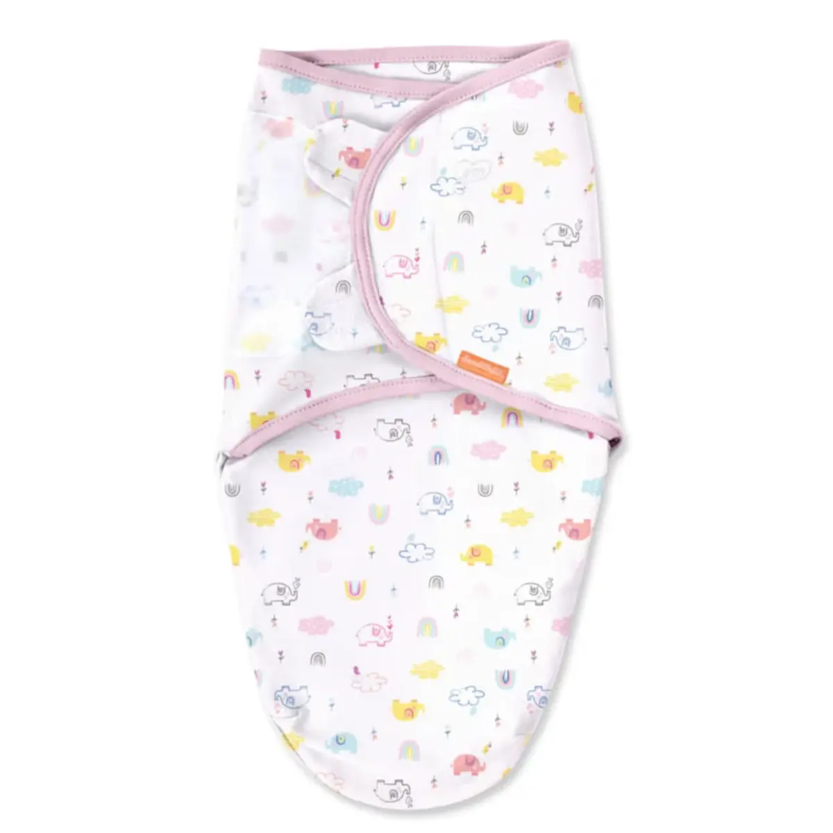 xx SwaddleMe emmaillotage original – Éléphants - Arc-en-ciel