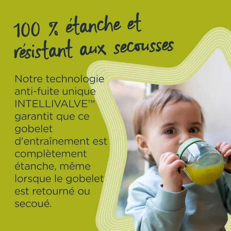 Tasse de Sevrage – 4m+ 190 ml – Vert -Tommee Tippee