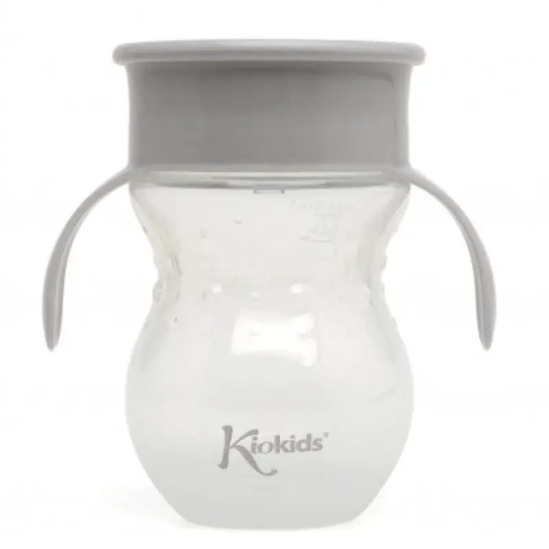 Tasse Step 3 avec poignée 360° Gris - Kiokids