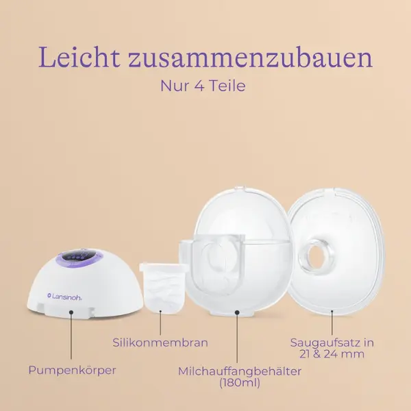 Tire-lait électrique double portable Lansinoh
