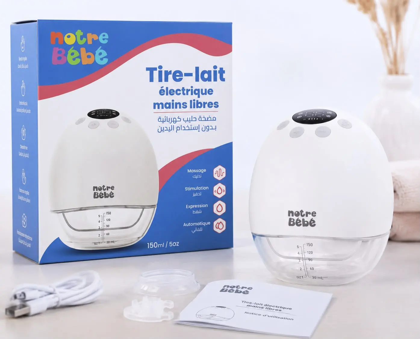 xx Tire-lait Électrique Mains Libres Notre Bébé