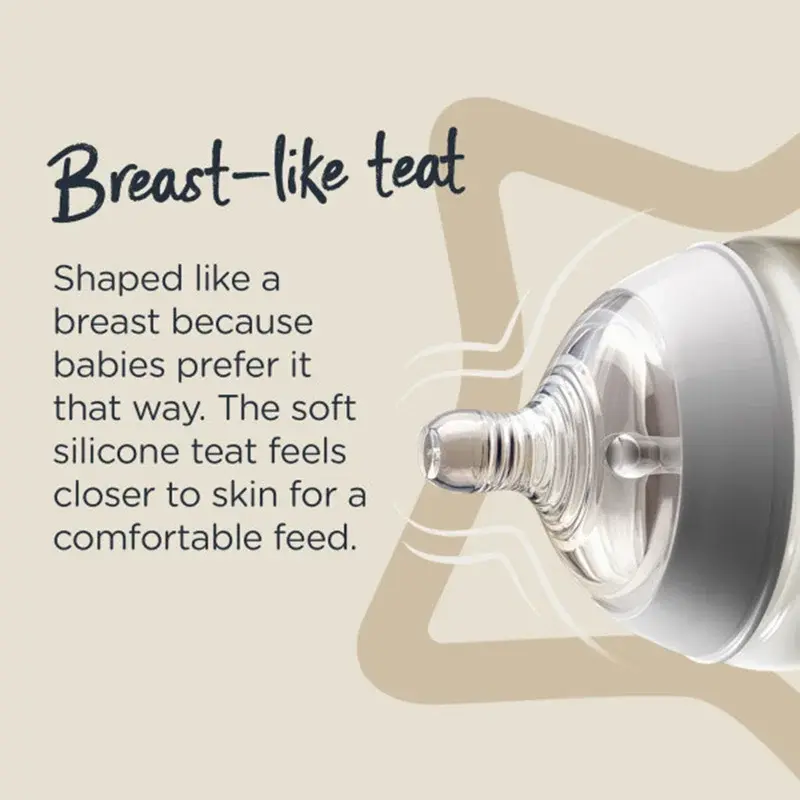 Tommee Tippee - Biberon Nature à débit lent