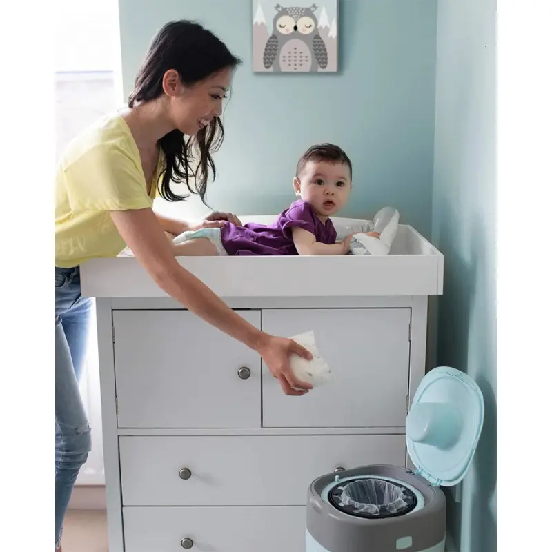 Tommee Tippee Poubelle à Couches Anti-Odeur Twist & Click - Blanc