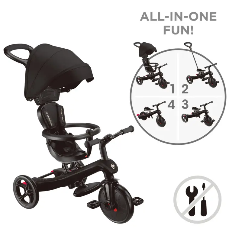 Tricycle EXPLORER 4 en 1 noir Globber