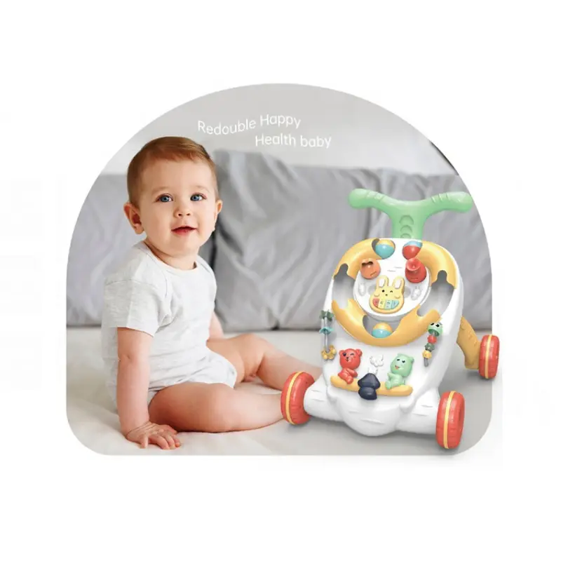 Trotteur bébé multifonction avec jeux éducatifs – Premiers pas amusants