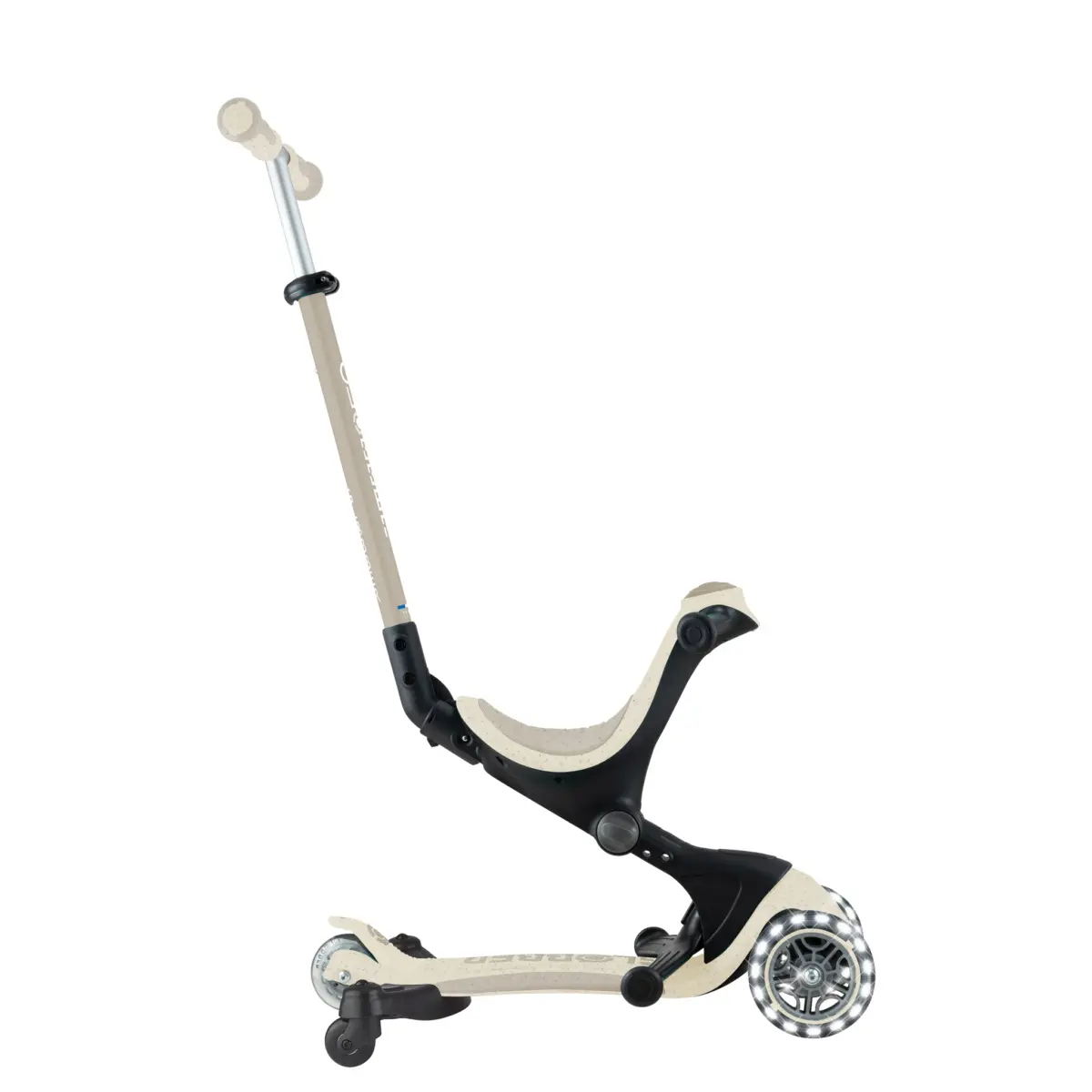 Globber Trottinette évolutive GO UP BABY LIGHTS avec Panier 360°