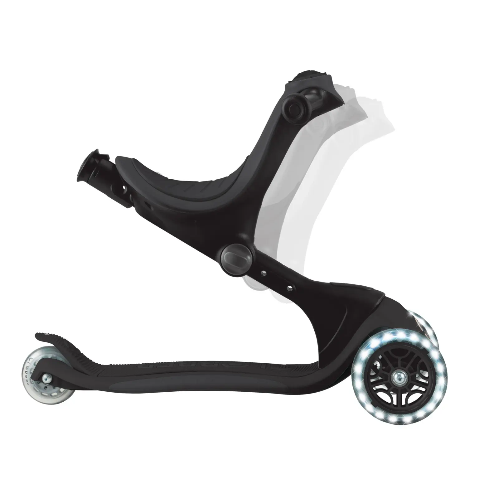 Trottinette convertible GO•UP DELUXE LIGHTS 3 en 1 Noir