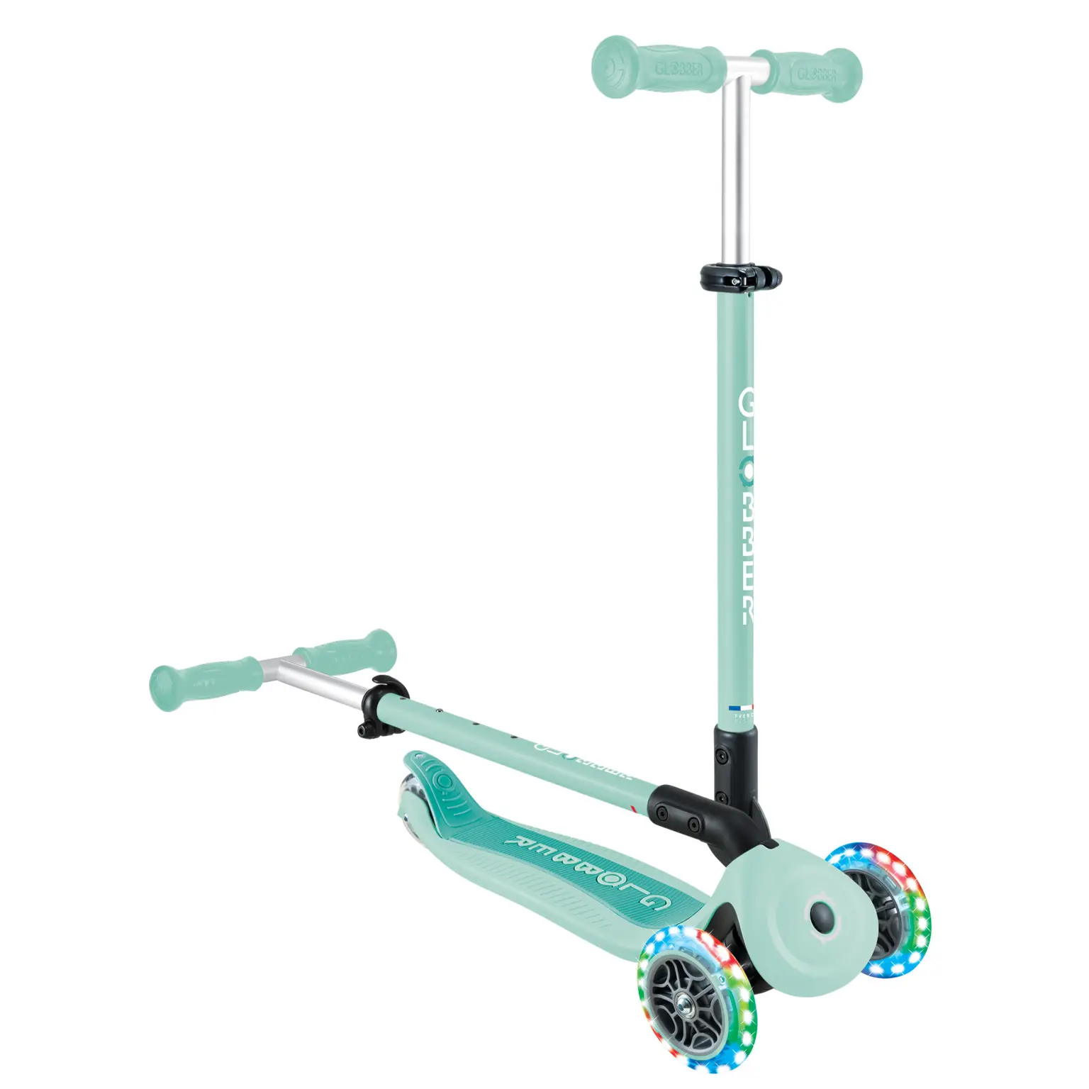 Trottinette Évolutive Globber GO•UP Active Plus Lights Mint