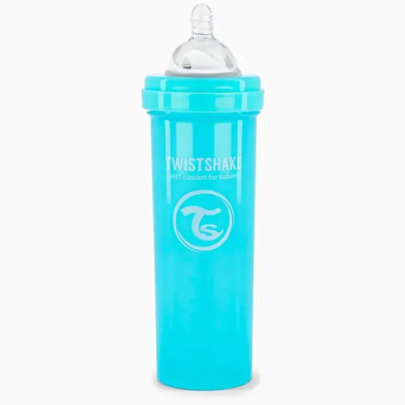 xx Twistshake Biberon anti-colique 330ml bleu