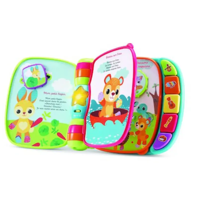 xx Vtech Baby Super livre enchanté des baby loulous bleu